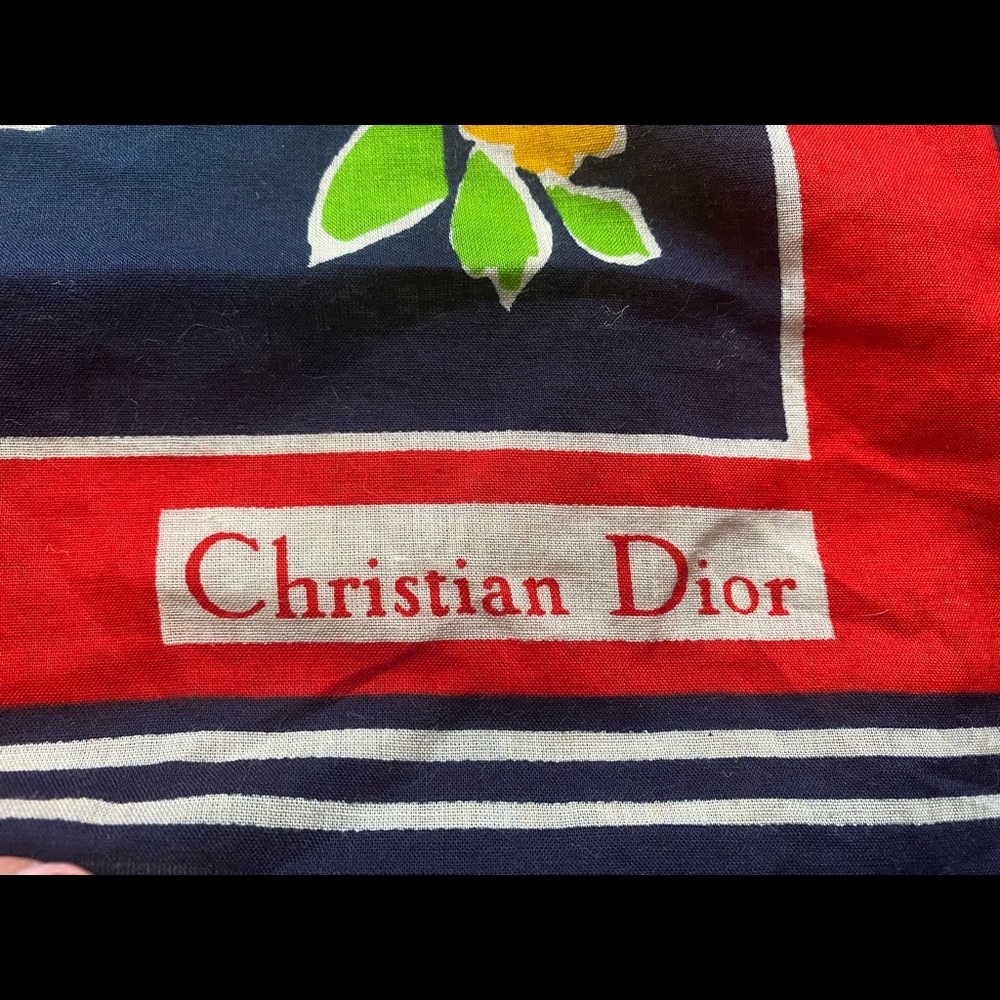 vintage Dior neck scarf